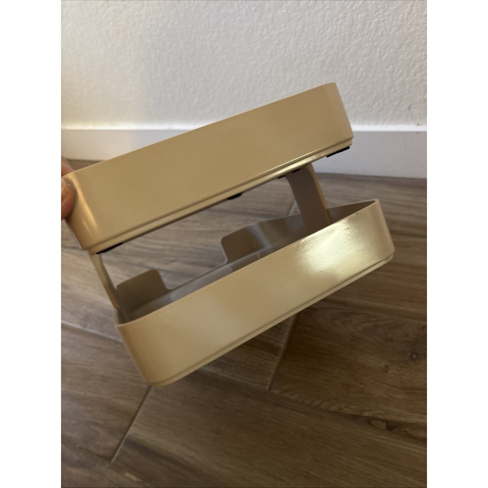 William Sklaroff Radius One Desk Organizer Tray Tan Beige Vintage Mid Century - Picture 6 of 10